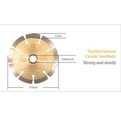 4.5 Inch Diamond Saw Blade for Concrete Stone Brick Masonry - size: 4.5" LSS