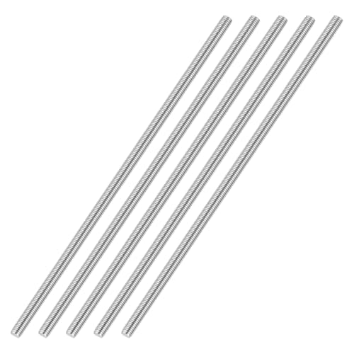 M3-0.5 Fully Threaded Rod 150mm Length Coarse Thread 5Pcs - size: M3-0.5 150mm