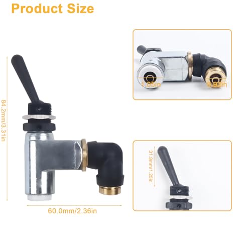 BA14500 Air Toggle Switch Pneumatic Control Valve
