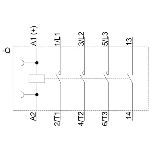 3RT2015-1BB41 | SIEMENS Power CONTACTOR, AC-3, 7A, 3KW/400V, 1NO, 24VDC, 3 Pole, Size S00, Screw Terminal