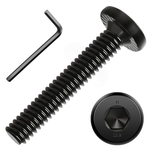 Socket Cap Machine Screws 1/4 x 1-1/2" 25PC, Flat Head Hex Socket - size: 1/4-20 x 1-1/2, style: Flat