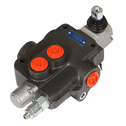 kimllier Hydraulic Valve 1 Spool 21GPM 3600PSI SAE Ports Hydraulic Adjustable Directional Control Valve Fit for Small Tractors, Tractors Loaders - size: 1 Spool 21 GPM