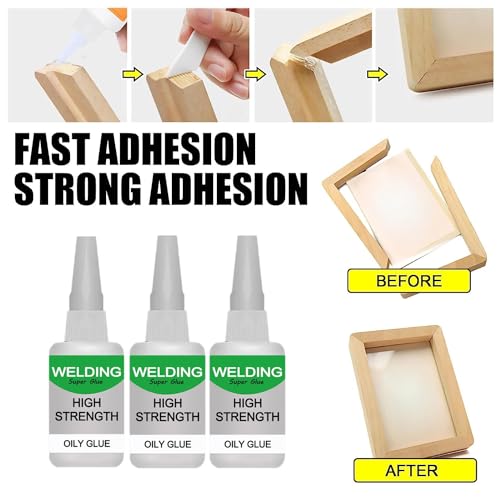 Jue-Fish Multifunctional Glue Welding Glue Welding High-Strength Glue, Universal Super, Instant Bonding, Strong Adhesion (Glue3pcs) - color: Glue3pcs