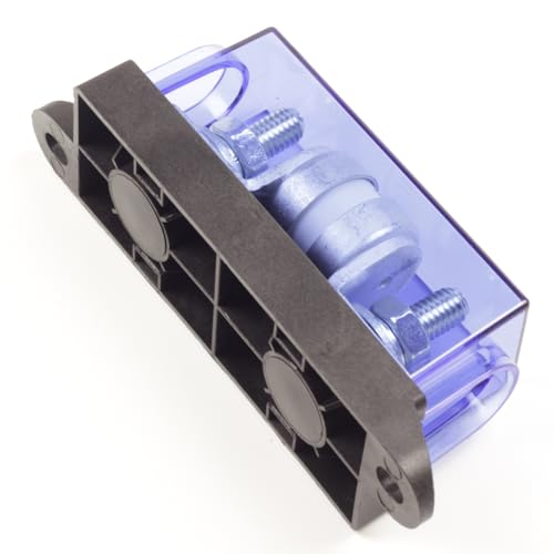 500V AC/DC 350A Class T Fuse Holder, 10kA IR Fuse Block 350amp for Inverter and High- Power Appliances in Marine Boats, Cars, Trucks, RVs - style: 500V 350A