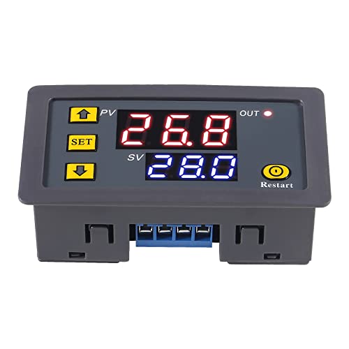 2Pcs Timer Delay Relay DC 12V 20A Programmable LED Digital Cycle Delay Relay Timer Module Switch ON-Off Control 0ms-999h - color: DC 12V