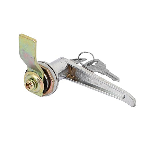 uxcell Mailbox Cabinet Metal Keyed Security Handle Latch Cam Lock Locker 33 x 55 x 94mm with 2 Keys