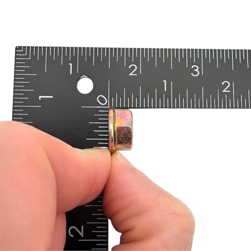 3/8"-16 Flange Nuts (1,900 Case) – Grade 8 Built-in Washer Nuts Coarse Thread for Fast, Even Clamping on Frames, Brackets & Heavy Assemblies SAE J995 0.375" - size: Flange Nut – 1,900 Case