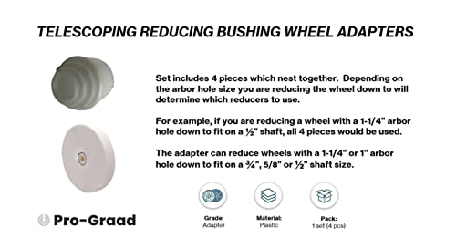 Bench Grinder Arbor Adapter Bushings for 3/4" Wide Wheels - style: for 3/4" wide wheels