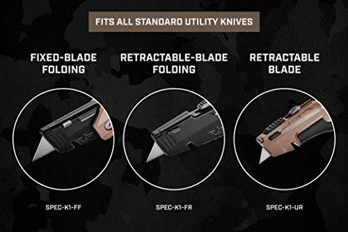 Spec Ops Tools Utility Knife Blades for Cutting Drywall, Roofing & Jobsite Materials, Box Cutter Blades, 10 Pack - color: Blades, 10 Pack