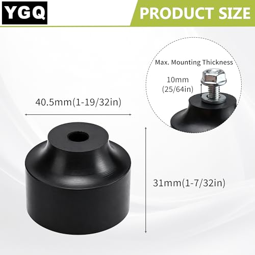 Anti Vibration Rubber Foot w/Bolts & Nuts Kit for Portable Generator