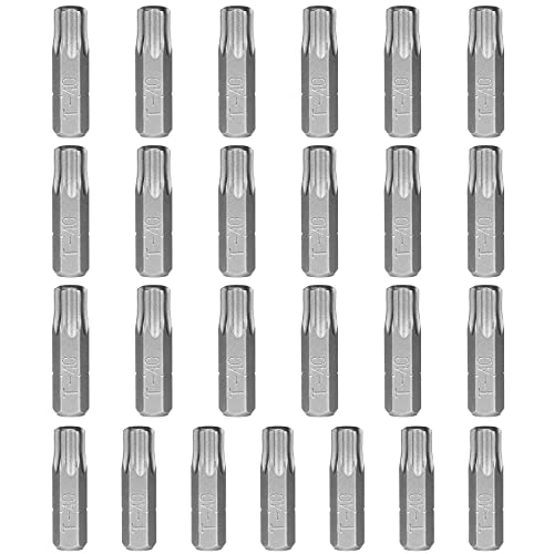 HPHOPE T40 Screwdriver Bit Set, Torx Bits T40, 1/4" Hexagon Bit (25 Pack) - size: T40, 25Pcs, 1"