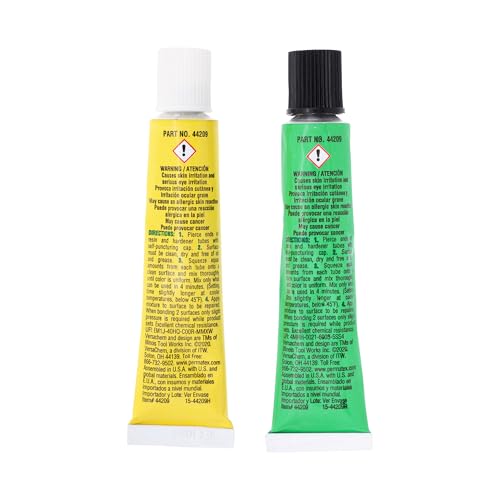 Versachem 44209 4-Minute Steel Epoxy - 2 oz. - size: 2 Ounce, (Single Unit)