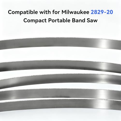44-7/8 inch Portable Bandsaw Blades 14/18 TPI, Replacement for DeWalt DW3986, Milwaukee 48-39-0561 Portable Band Saw, 44-7/8" x 1/2" x .020" 14/18 TPI, 5 Pack - size: 44-7/8" x 1/2" x .020", 14/18 TPI, 5-Pack