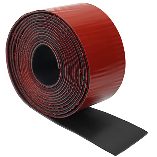 Eunice Adhesive Neoprene Rubber Strips, 2" Wide Rubber Sheet Rolls - size: 2"Widex1/16"Thickx10'Long