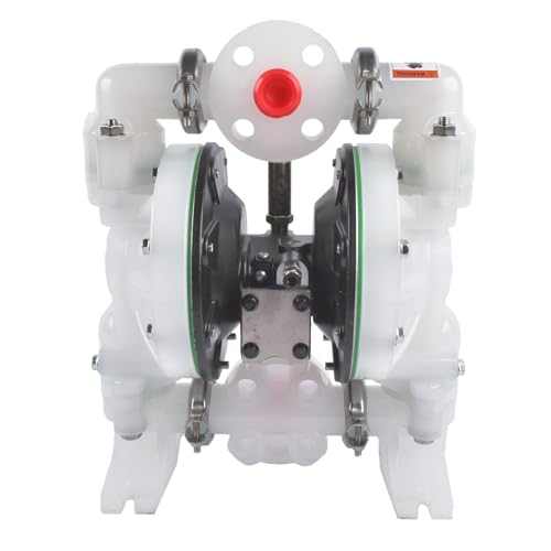 Air Operated Double Diaphragm Pump 1 Inch NPT Plastic AODD for Fluid Transfer, Water, Chemicals, 177 L/Min High Flow, 8.3 Bar, Replacement for Ingersoll Rand ARO 6661A3-344-C