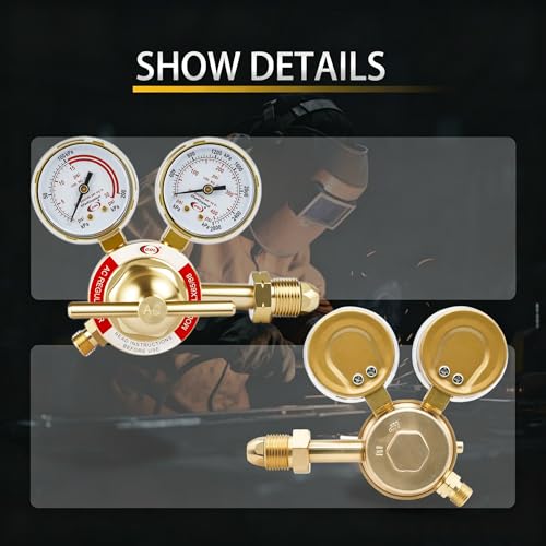 CDL LX65 Medium Duty Acetylene Regulator CGA510,Forged Brass - size: Medium Duty, style: Acetylene