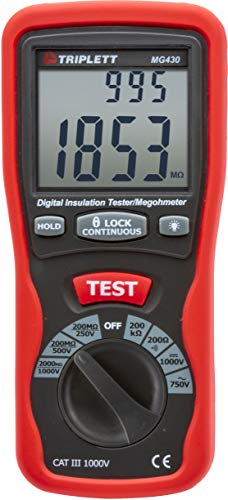 Triplett MG430 Insulation Resistance Tester - size: MG430, style: Standard