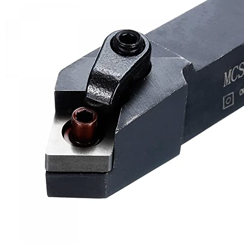 uxcell Indexable CNC Lathe Turning Tool Holder 45° MCSNR1616H12 5/8" Shank