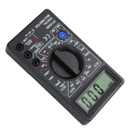 Digital Multimeter, DT-830B Multifunctional Portable LCD Digital Multimeter Amp Volt Ohm Tester Voltmeter Ohmmeter Meter for Laboratories, Factories