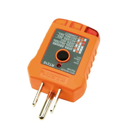 Klein Tools ET40VP GFCI Receptacle Tester and AC/DC Voltage Tester Kit - size: 2-Piece Tester Kit