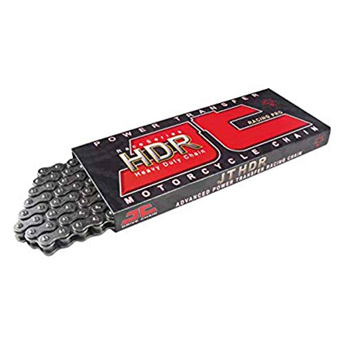 JT Chain JTC420HDR116SL (420 Series) Black Steel 116 Link Heavy Duty Non O-Ring Chain with Connecting Link - size: 116-Links