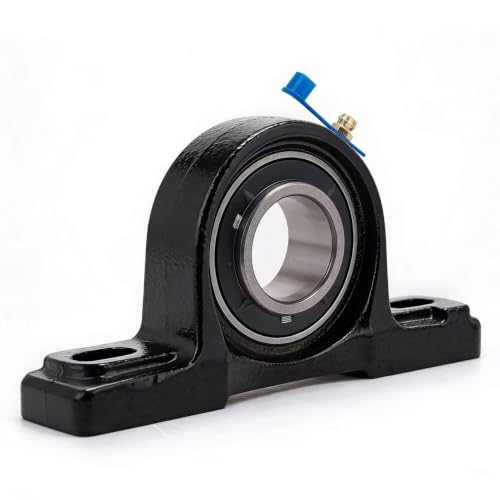 XIKE UCP201 Pillow Block Bearing, 12 mm Bore, Mounted Bearing Unit, 4 Pack - size: UCP201x4-US