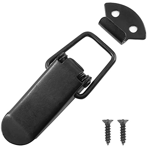 Jiozermi Spring Toggle Latch, 3.5" Length, Black, 4 Pack - size: 3.5"x 1.2"