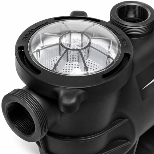 XtremepowerUS 1.5HP High Flow Variable Speed Pool Pump Intelligent Control Panel Swimming Pool Pump Inground with 2" Inch Fitting Adapter Slip-On Set, 230V - size: 1.5HP Variable Speed Pool Pump with Panel