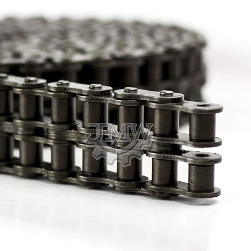 Jeremywell 50-2 Double Strand Duplex Roller Chain 10 Feet with 1 Connecting Link