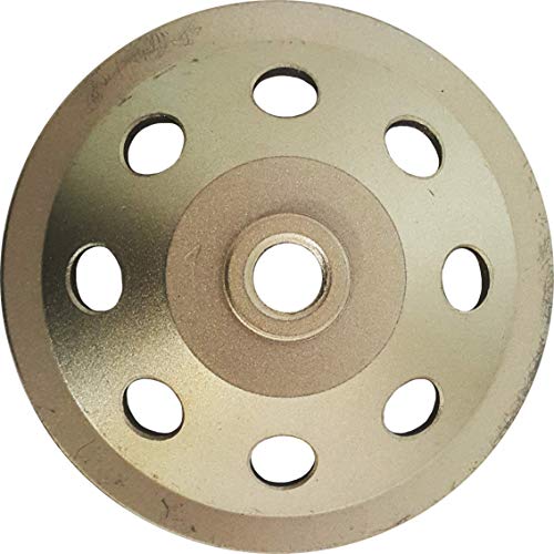 Single Row Grinding Cup Wheel for Grinding Leveling of Concrete Masonry Stone (Threaded, 4.5") - size: 4.5"