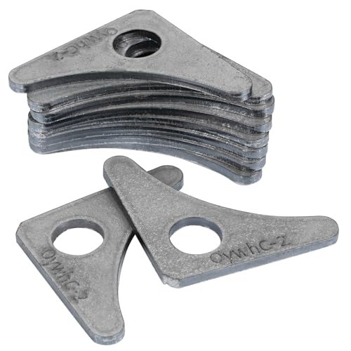 Weld On Tabs,Triangle Gusset Shock Mount,1/2" Hole,1/8" Thick,10 pcs - color: Axle / Flat Mount-1/8" Thick