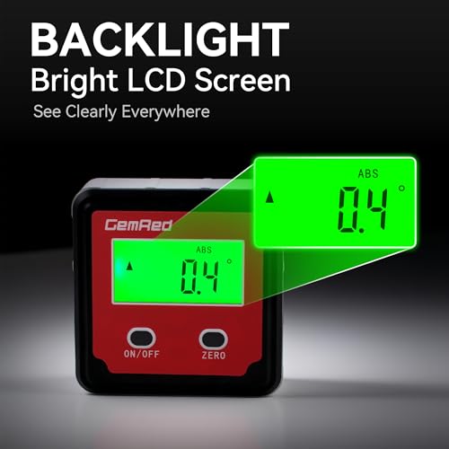 GemRed Digital Angle Gauge DAG-V1 for Measuring and Layout