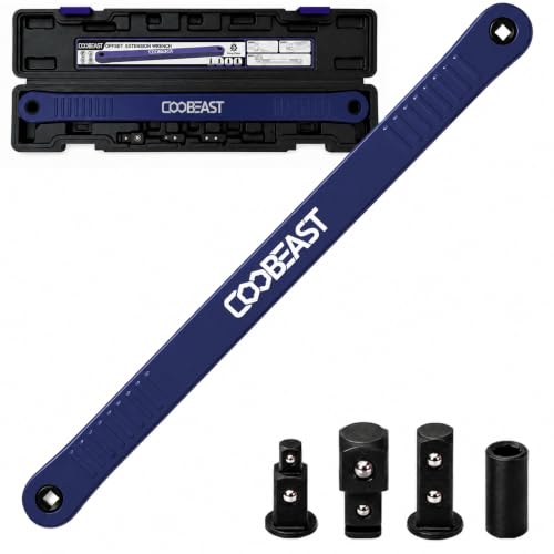 3/8 inch Pro Offset Extension Wrench Impact Wrench Extender Tool Socket Set - color: Blue, size: 16.34inch