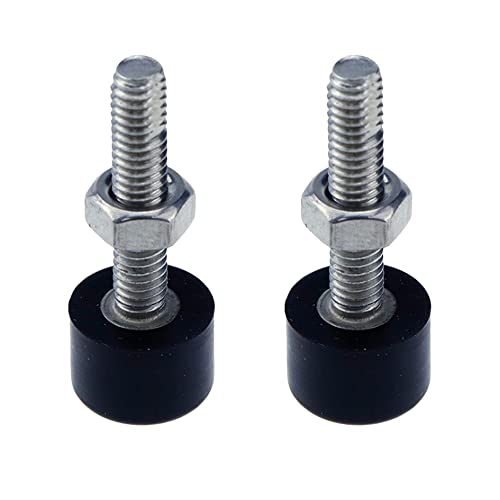 2Pcs Hood Adjuster Bumper Stopper Rubber M4x20mm - size: M4×20mm