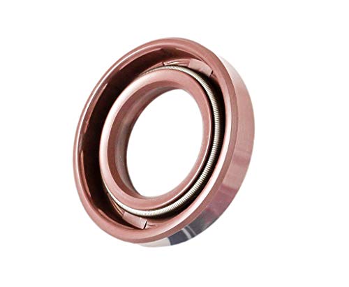 EAI 30mm x 46mm x 8mm FPM/FKM TC Double Lip w/Stainless Steel Spring Oil Seal. Comp. /w Viton Shaft Seal