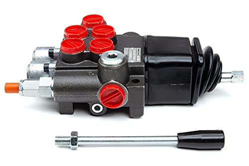 Chief G Series P40 Hydraulic Directional Control Valve – 2 Spool with Joystick – 10 GPM, 3625 PSI, 3-Position Spring Center, SAE 10 In/Out, SAE 8 Work Ports – Part Number 220910