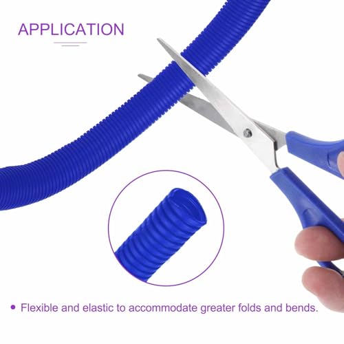 DMiotech 20ft Wire Loom Split Tubing 1/2 Inch(12.7mm) ID Blue - color: Blue, size: 1/2"-20ft