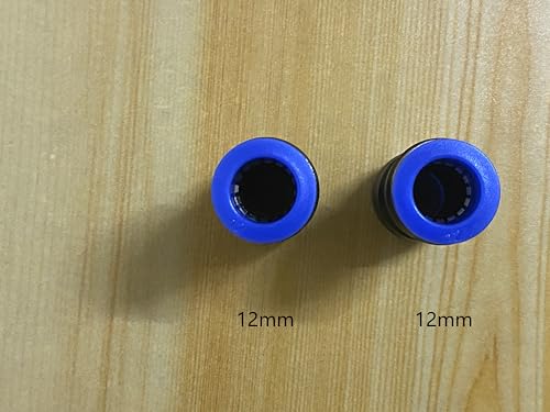 1/2" OD Pneumatic quick Connector Push to Connect fittings Straight Union/Coupler (Pack of 10) - size: 0.5 Inch, style: Straight Union