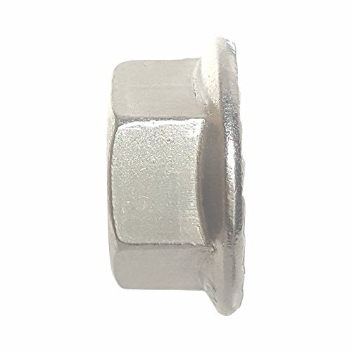 Fastenere Serrated Flange Nuts – #8-32 (100 Pack), Durable Stainless Steel 18-8 Hex Lock Hardware Nuts, Corrosion-Resistant, Coarse Plain Finish for Home, Automotive & Industrial Use - size: 8-32 (100 Pack)