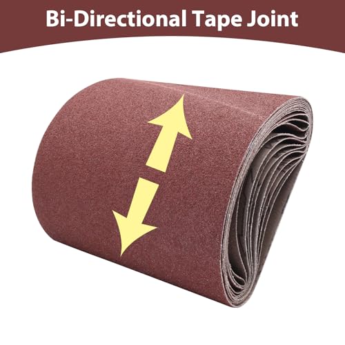 8 x 19 Inch Floor Sanding Belts, 80 Grit, 10 Pack - color: 80 Grit