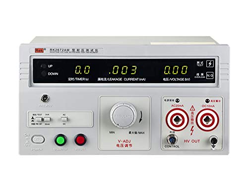 INTSUPERMAI Withstand Hi-Pot Tester Insulation Resistance Tester AC/DC 100VA 5KV Test Instruments with Memory Group Digital Display