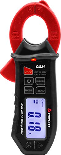Triplett CM24 400A AC/DC Mini Clamp Meter with Inrush - size: CM24 True RMS Mini, style: Standard