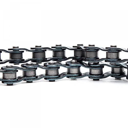 uxcell 5Pcs #25 Chain Offset Half Link Roller, 1/4" Pitch Carbon Steel, Standard Chain End Connector Split Links for 04C Chain - size: 04C(#25)