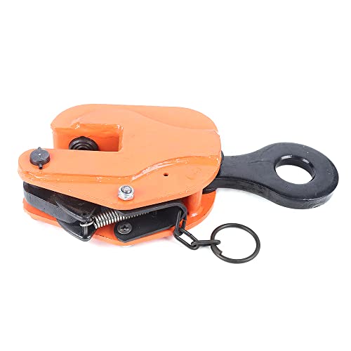 Vertical Plate Clamp, 3 Tons Vertical Hanging Steel Plate Clamp Lifting Crane Clamp Stainless Steel for Lifting and Transporting