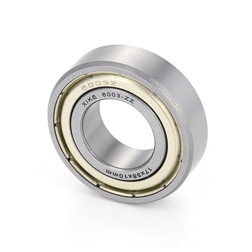 XIKE 6003ZZ Shielded Deep Groove Ball Bearings, 17x35x10 mm, 2-Pack - size: 6003ZZ - 17x35x10 mm