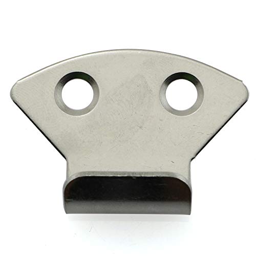 Tegg 2-Pack Spring Loaded Latch Catch Toggle Stainless Steel Safety Security Hardware Fitting Duckbill Tensionlock Hasp for Cabinet Boxes Suitcase 88mm - size: 88mm