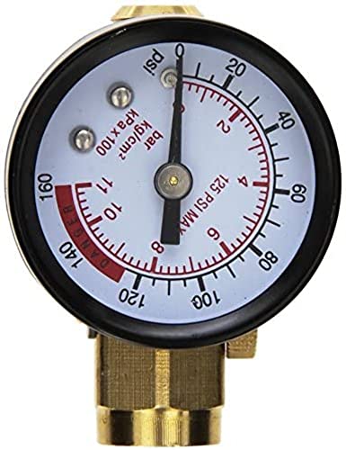 Performance Tool M693 1/4 in. NPT Brass Air Regulator with Gauge