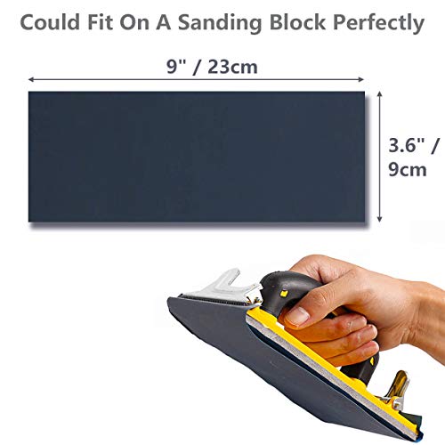 FRIMOONY Wet Dry Sandpaper, Assorted 3000/2500/2000/1500/1200/1000 Grit for Automotive Wood Sanding, 54 Sheets, For Plastic - style: 1000-3000