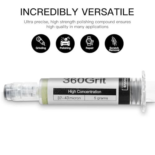 Diamond Paste Polishing Compound for Lapping and Stropping, 360 Grit, 5 G - size: 30% concentration, style: 360Grit