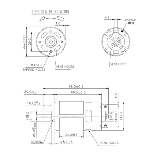 Mini DIY Motor 12V/24V 775 DC Motor Electric